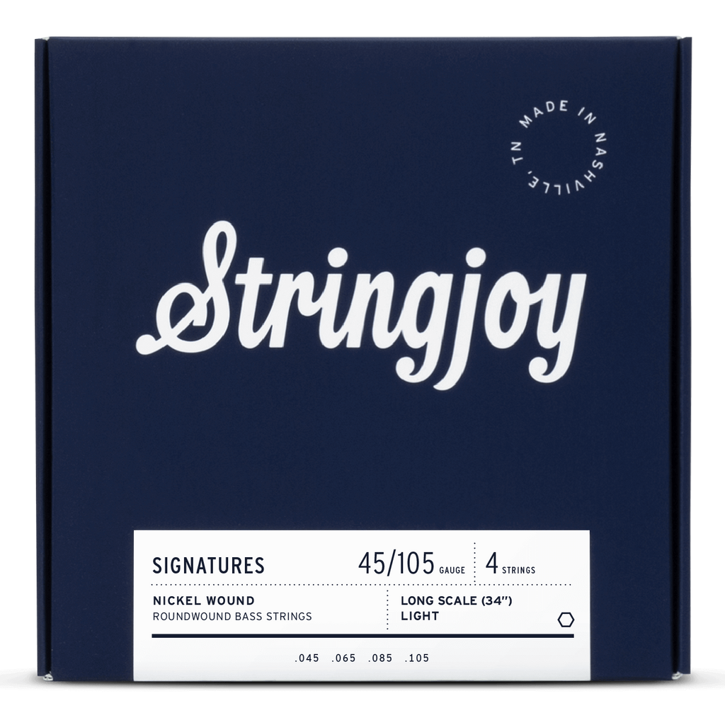 Stringjoy BA45105LS Signatures 4-String Bass Guitar String Set 45-105