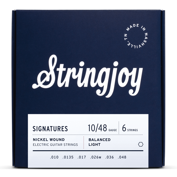 Stringjoy BAL10 Signature Balanced Light Electric Guitar String Set 10-48