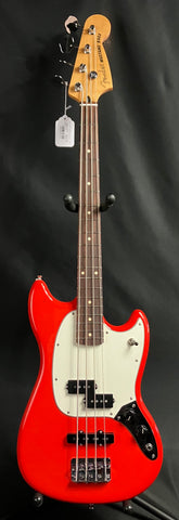 Fender Player II Mustang Bass PJ 4-String Bass Guitar Coral Red Finish