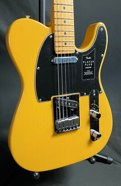 Fender Player Plus Telecaster Electric Guitar Butterscotch Blonde Finish w/ Gig Bag