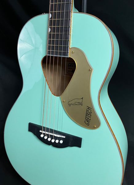 Gretsch G5021E Rancher Penguin Parlor Acoustic-Electric Guitar Mint Green Finish