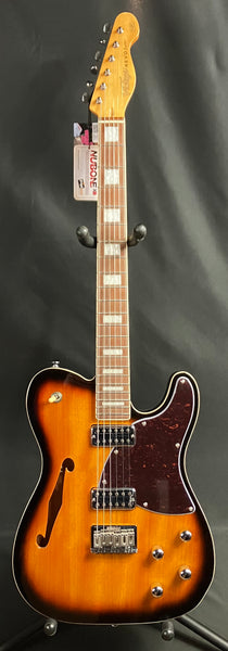 Vintage VRD850TS REVO Series 'Midline' Semi-Hollow Electric Guitar Tobacco Sunburst Finish