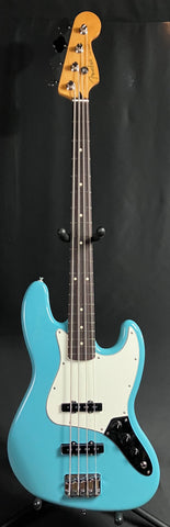 Fender Player II Jazz Bass 4-String Bass Guitar Aquatone Blue Finish