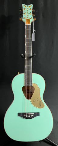 Gretsch G5021E Rancher Penguin Parlor Acoustic-Electric Guitar Mint Green