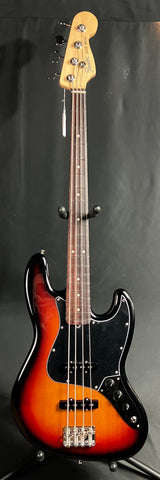 Fender American Performer Jazz Bass 4-String Bass Guitar 3-Tone Sunburst w/ Gig Bag