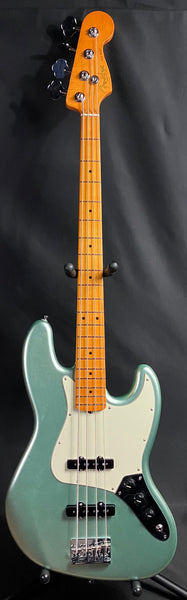 Fender American Professional II Jazz Bass 4-String Bass Guitar Mystic Surf Green w/ OHSC