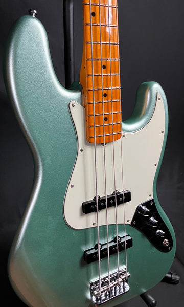 Fender American Professional II Jazz Bass 4-String Bass Guitar Mystic Surf Green w/ OHSC