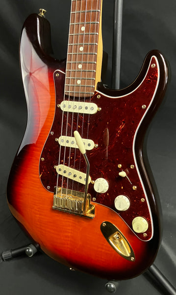 1996 Fender 50th Anniversary American Standard Stratocaster Electric Guitar Antique Burst w/ OHSC