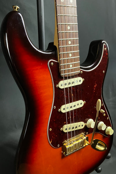 1996 Fender 50th Anniversary American Standard Stratocaster Electric Guitar Antique Burst w/ OHSC