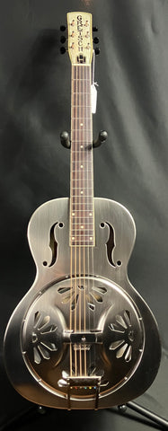 Gretsch G9221 Bobtail Steel Body Round Neck Resonator Guitar w/ Fishman Nashville Pickup