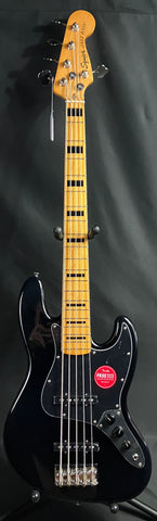 Squier Classic Vibe Jazz Bass V 5-String Bass Guitar Gloss Black Finish