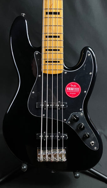 Squier Classic Vibe Jazz Bass V 5-String Bass Guitar Gloss Black Finish