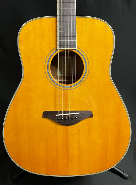 Yamaha FG-TA TransAcoustic Dreadnought Acoustic-Electric Guitar Vintage Tint