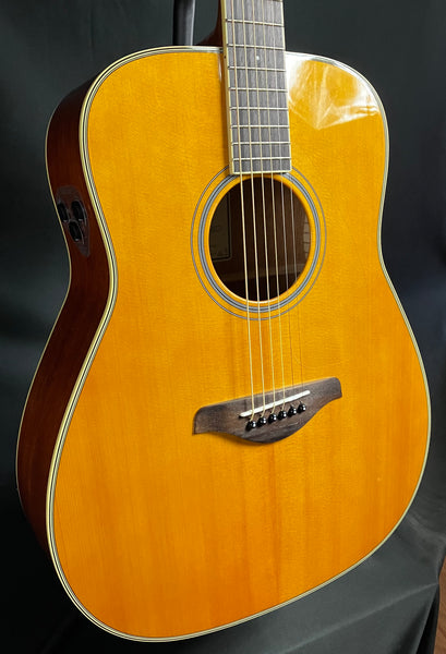 Yamaha FG-TA TransAcoustic Dreadnought Acoustic-Electric Guitar Vintage Tint