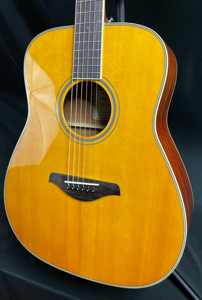 Yamaha FG-TA TransAcoustic Dreadnought Acoustic-Electric Guitar Vintage Tint