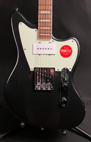 Squier FSR Paranormal Offset Telecaster SJ Electric Guitar Charcoal Frost Metallic