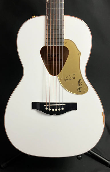 Gretsch G5021E Rancher Penguin Parlor Acoustic-Electric Guitar Gloss White Finish