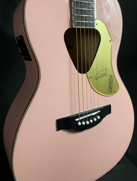 Gretsch G5021E Rancher Penguin Parlor Acoustic-Electric Guitar Shell Pink Finish