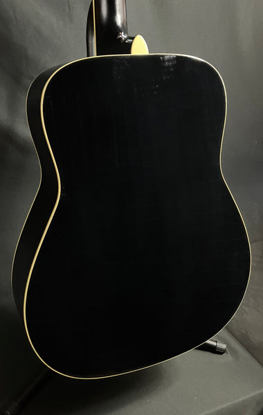 Yamaha FG-TA TransAcoustic Dreadnought Acoustic-Electric Guitar Gloss Black Finish