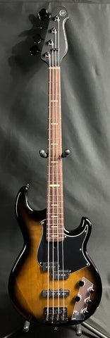 Yamaha BB734A Broad Bass 4-String Bass Guitar Dark Coffee Sunburst w/ Gig Bag (024)