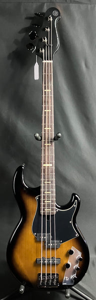 Yamaha BB734A Broad Bass 4-String Bass Guitar Dark Coffee Sunburst w/ Gig Bag (103)