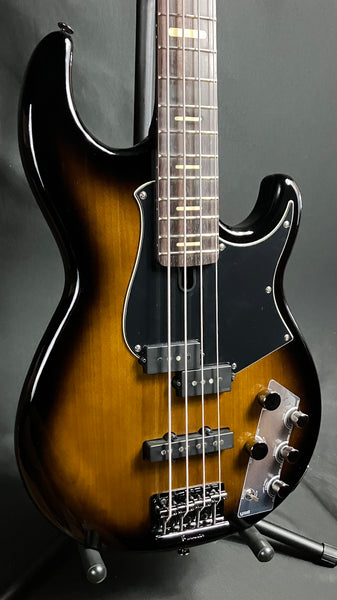 Yamaha BB734A Broad Bass 4-String Bass Guitar Dark Coffee Sunburst w/ Gig Bag (103)