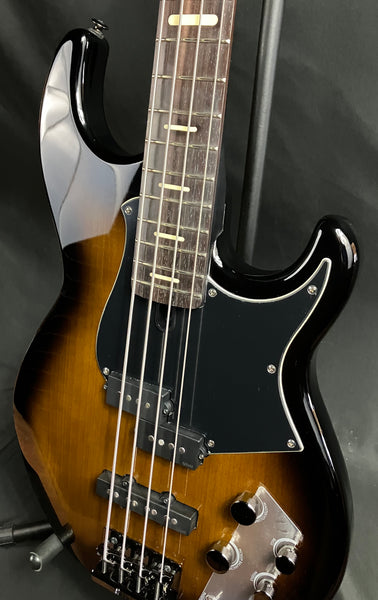 Yamaha BB734A Broad Bass 4-String Bass Guitar Dark Coffee Sunburst w/ Gig Bag (103)