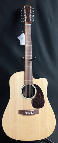 Martin DC-X2E Brazilian 12-String Dreadnought Acoustic-Electric Guitar Natural w/ Gig Bag