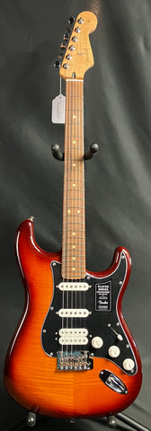 Fender Player Stratocaster HSS Plus Top Electric Guitar Tobacco Sunburst Finish