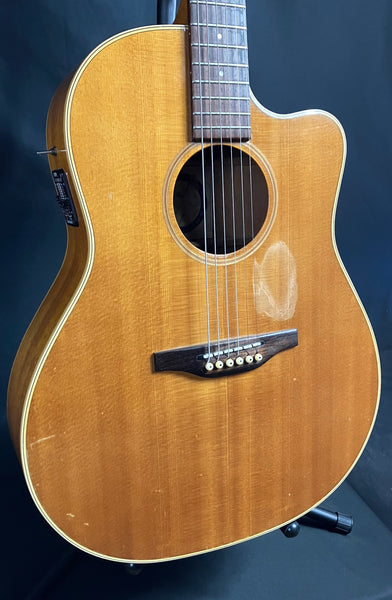 1980's Alvarez 5086 Wildwood "Bi-Phonic" Acoustic-Electric Guitar Gloss Natural Finish