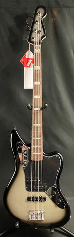Fender Troy Sanders Jaguar Bass 4-String Bass Guitar Silverburst Finish w/ Matching Headstock