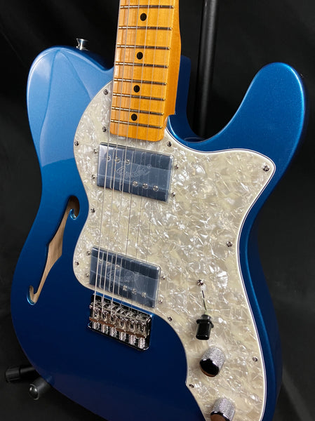 Fender American Vintage II 1972 Telecaster Thinline Electric Guitar Lake Placid Blue w/ OHSC