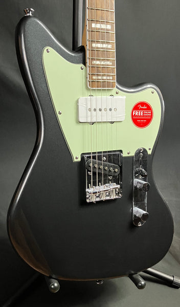 Squier FSR Paranormal Offset Telecaster SJ Electric Guitar Charcoal Frost Metallic