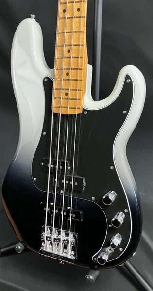 Fender Player Plus Precision Bass 4-String Bass Guitar Silver Smoke Finish w/ Gig Bag