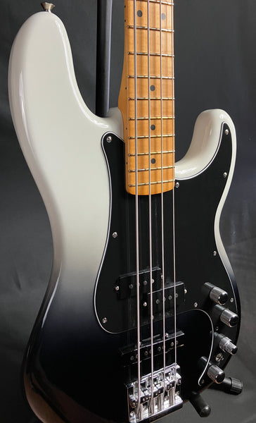 Fender Player Plus Precision Bass 4-String Bass Guitar Silver Smoke Finish w/ Gig Bag