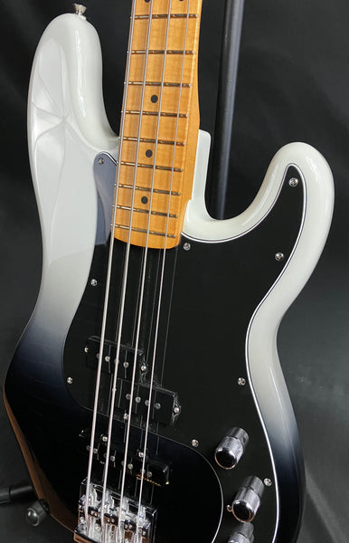 Fender Player Plus Precision Bass 4-String Bass Guitar Silver Smoke Finish w/ Gig Bag