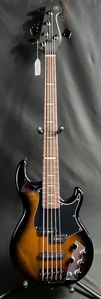 Yamaha BB735A Broad Bass 5-String Bass Guitar Dark Coffee Sunburst w/ Gig Bag (246)