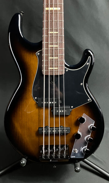 Yamaha BB735A Broad Bass 5-String Bass Guitar Dark Coffee Sunburst w/ Gig Bag (246)