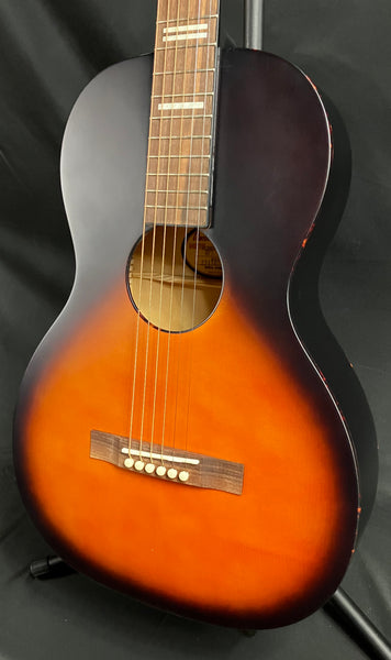 Recording King RPS-9-BSN Limited Edition Parlor Acoustic Guitar Dark Burst Finish