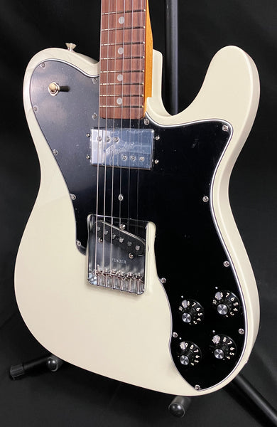 Fender American Vintage II 1977 Telecaster Custom Electric Guitar Olympic White w/ OHSC